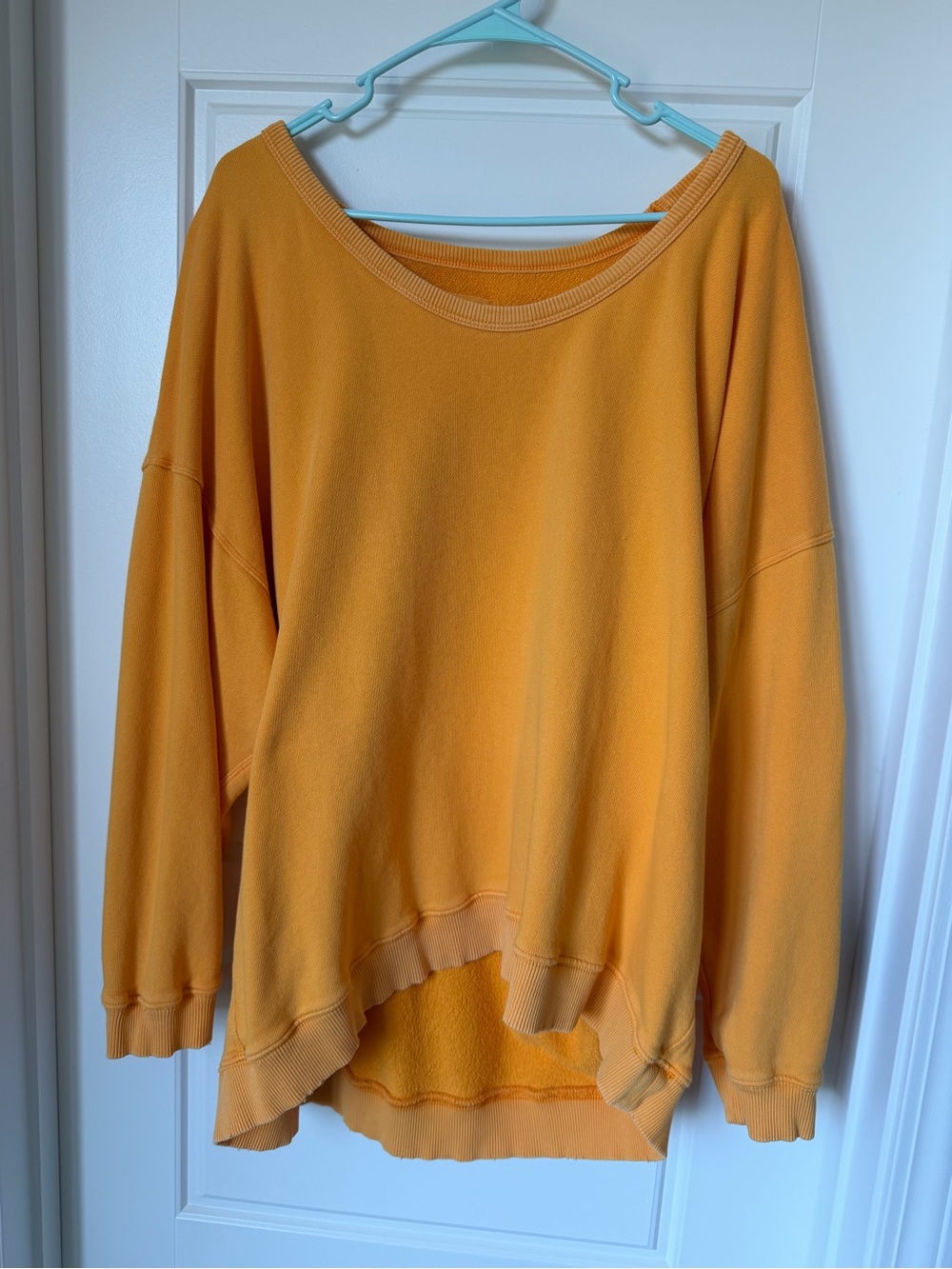 Aerie Oversized Sweatshirt 100% Cotton - Marigold